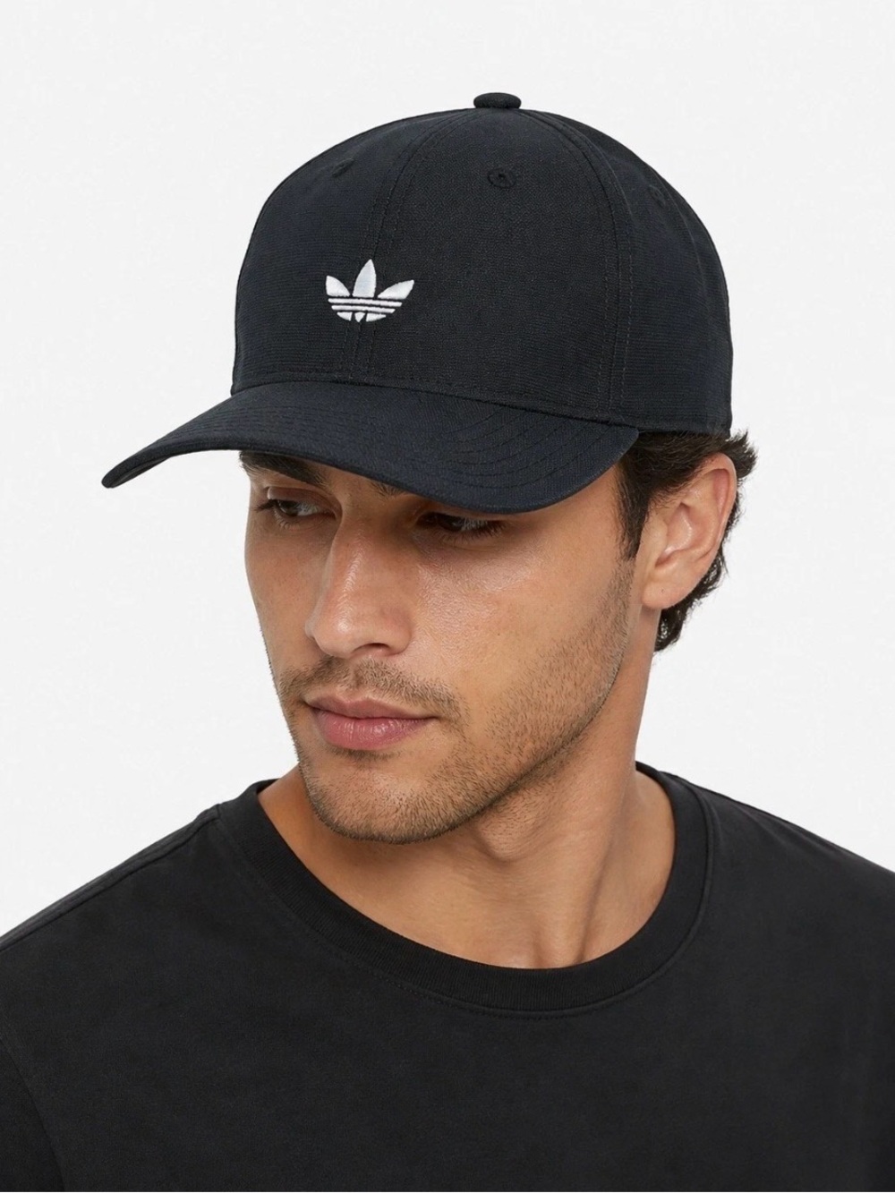 adidas Originals Relaxed Modern / Trefoil Strapback Hat Black
